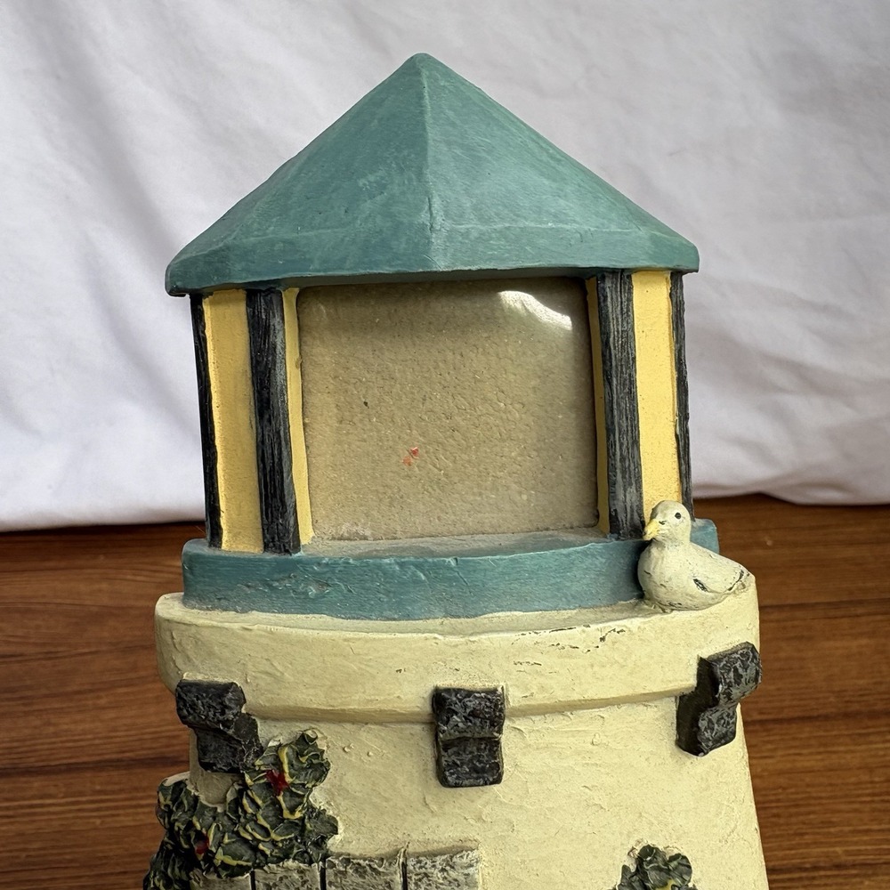 1994 FIGI Graphics Lighthouse Resin Picture Frame Holds 3 Photos Nautical Decor - Picture 5 of 9